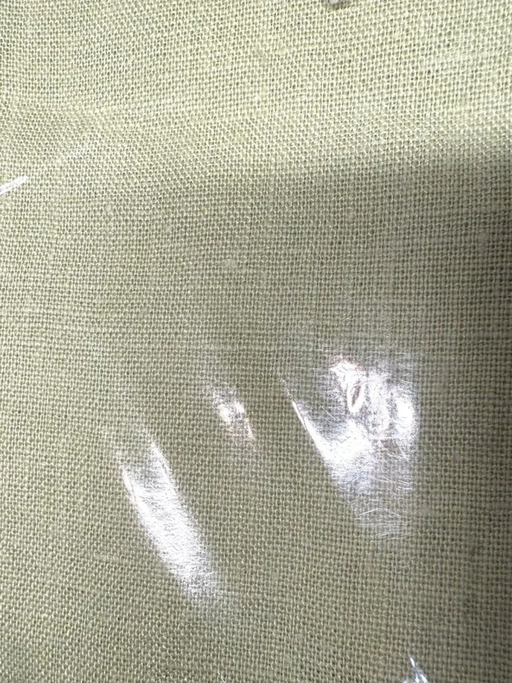 Sferra Festival Rectangle Tablecloth 66x140 Kiwi Linen Hemstitch